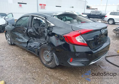 2019 Honda Civic Lx из США, поврежденный, VIN 19XFC2F67KE043754